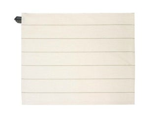 Jokipiin Pellava Liituraita-pefletti 45 x 55 cm, valkoinen