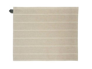 Jokipiin Pellava Liituraita-pefletti 45 x 55 cm, luonnonv&auml;ri