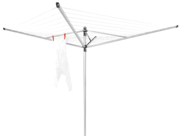 Brabantia Lift-O-Matic pyykinkuivausteline suojapussilla 50 m, hopea