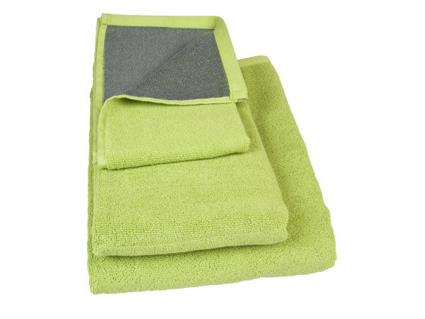 Brands Scandinavia B3 Kasvopyyhe, 50 x 70 cm omenanvihre&auml; ja harmaa